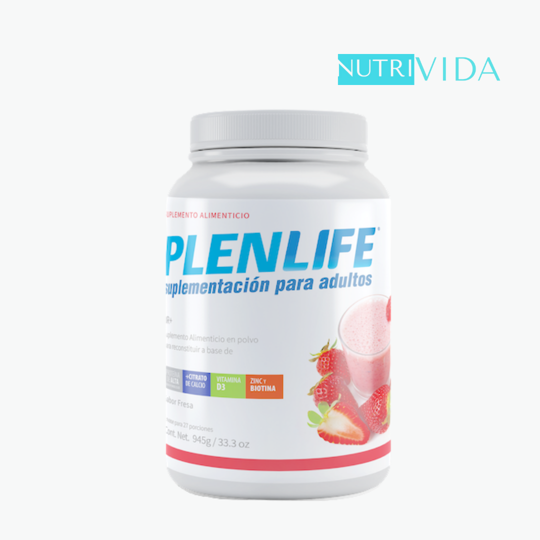 Proteína Plenlife BR+ 945gr. Fresa - Nutrivida Mexico