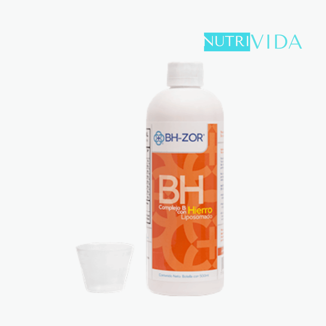 Bh - Zor Suspensión de Complejo B con Hierro liposomado - Nutrivida Mexico