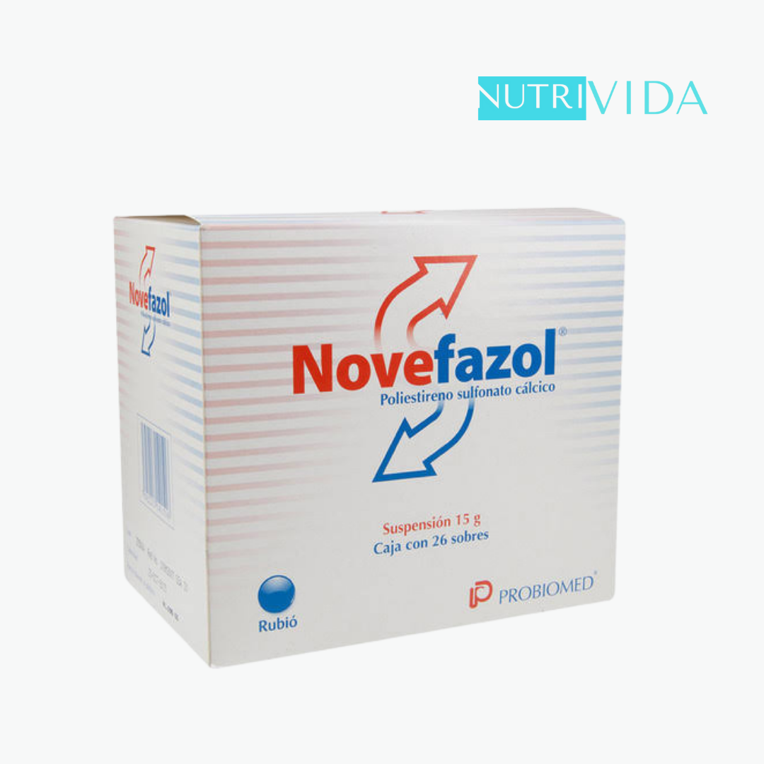 Novefazol 15 gr. con 26 sobres - Nutrivida Mexico
