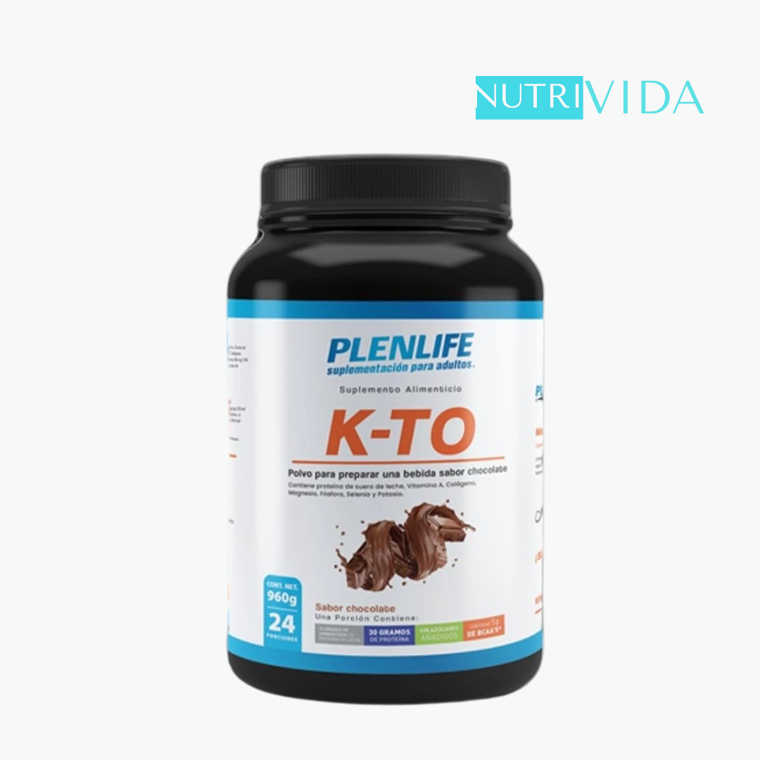Proteína Plenlife K -TO 945gr. Sabor Chocolate | Nutri Vida | K-TO