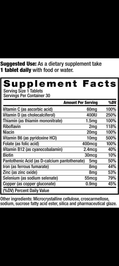 ProRenal+D Kidney Multivitamins 30 días de suministro