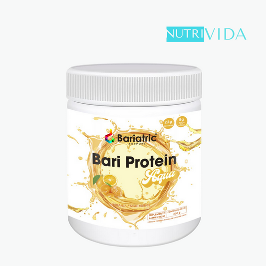 Proteina Bari Protein Aqua 400gr. Naranja/Mandarina - Nutrivida Mexico