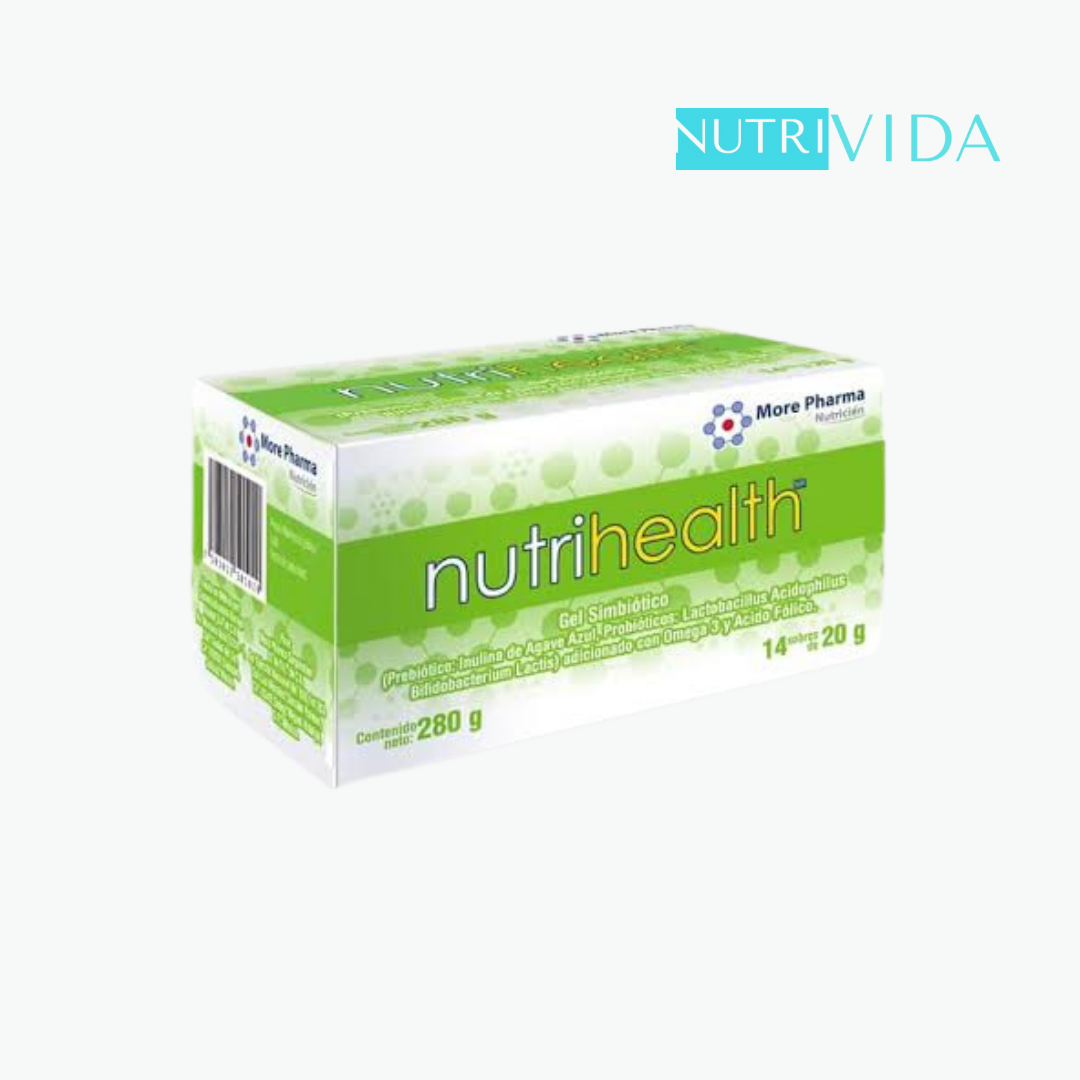 Nutrihealth 20 gr. c/14 sobres - Nutrivida Mexico