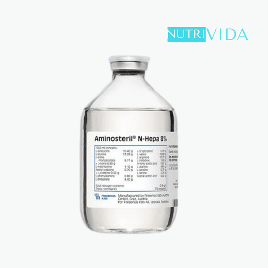 Aminosteril N-Hepa 8% 500 ML - Nutrivida Mexico