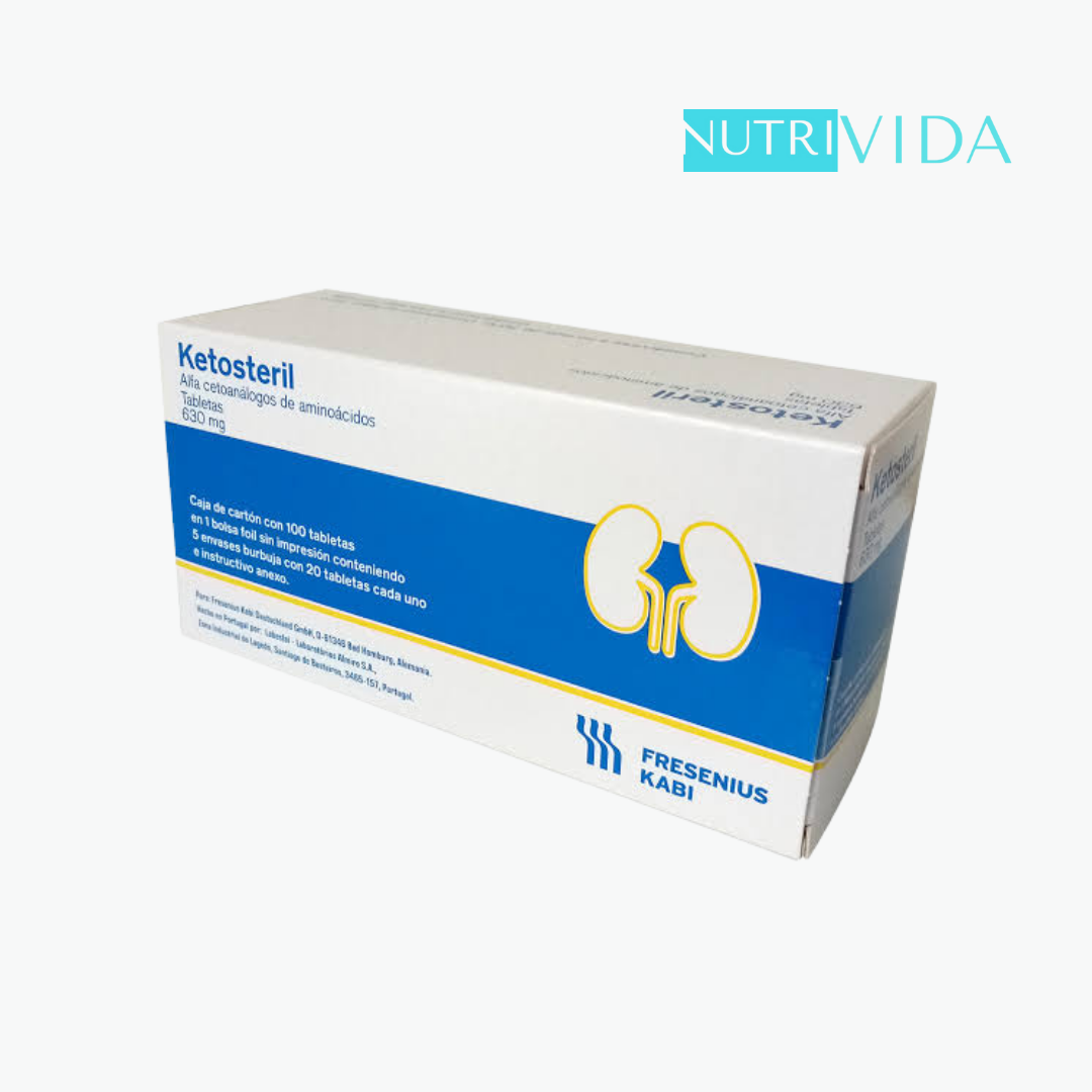 Ketosteril 100 Tabletas - Nutrivida Mexico