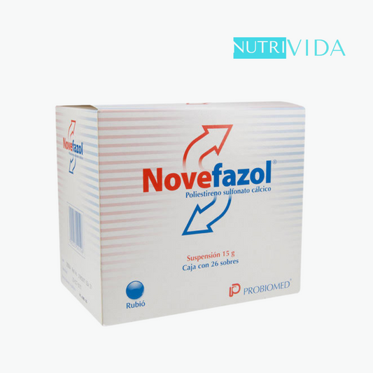 Novefazol 15 gr. con 26 sobres - Nutrivida Mexico