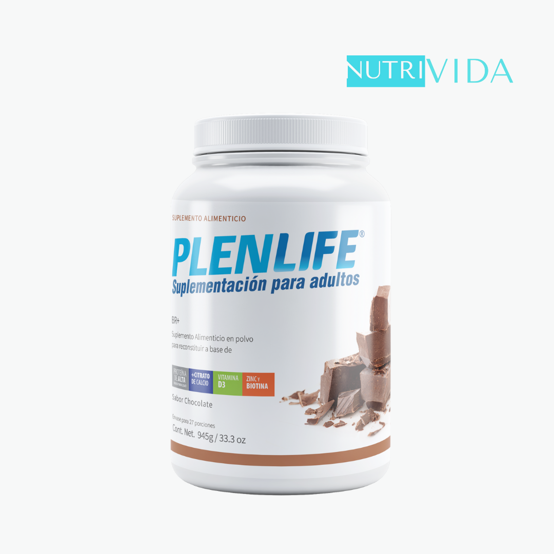 Proteína Plenlife BR+ 945gr. Chocolate - Nutrivida Mexico