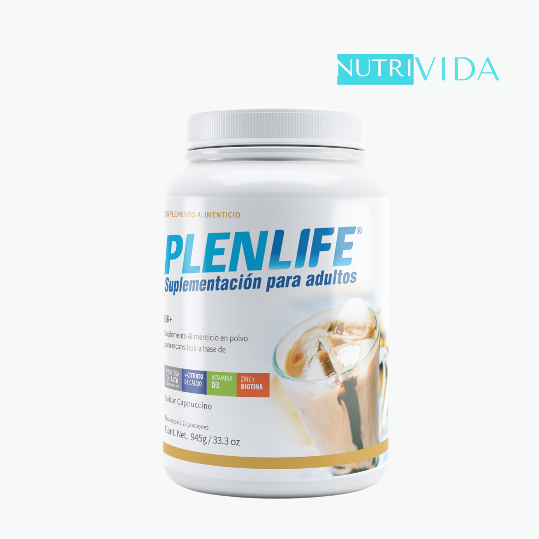 Proteína Plenlife BR+ 945gr. Capuchino - Nutrivida Mexico