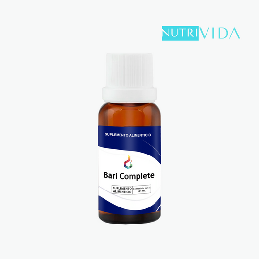 Bari Complete 60 ml Liquido | Nutri Vida | Biotina 10,000 Micras